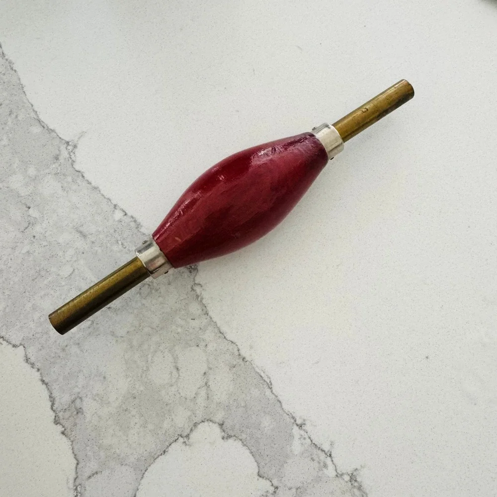 Vintage West Germany‎ Wood Metal Clock Key Handle Tool Scribe Side B